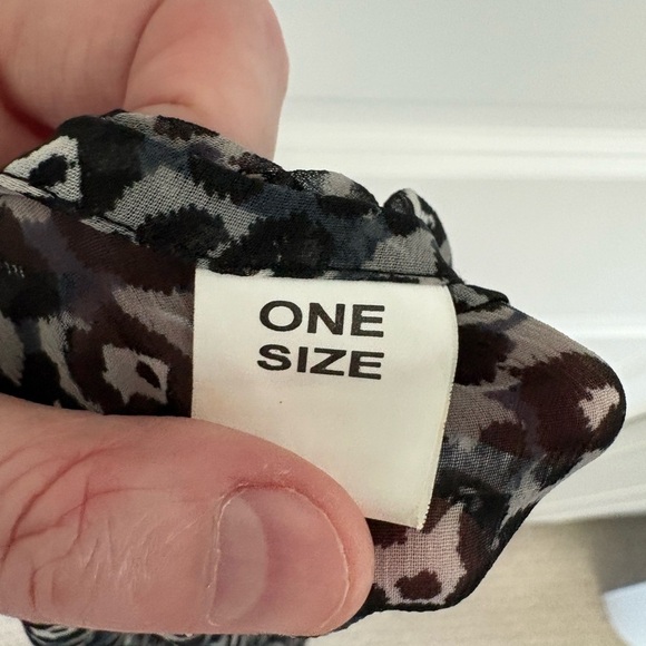 Lepoard Print Semi Sheer Kimono Swimsuit Coverup One Size - Picture 6 of 6